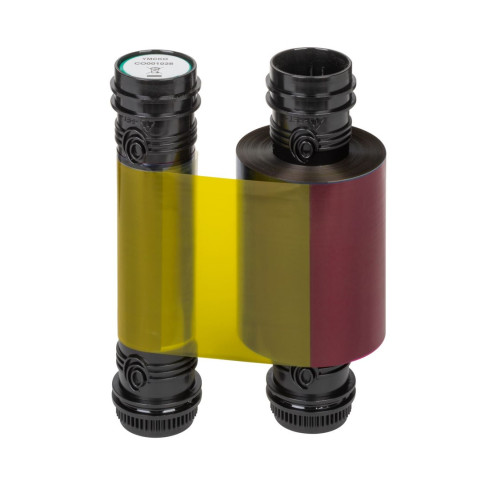 Evolis N6F203E100 Easy4Pro YMCKO-K Full Colour Ribbon With Overlay and Black On Back 200 Prints