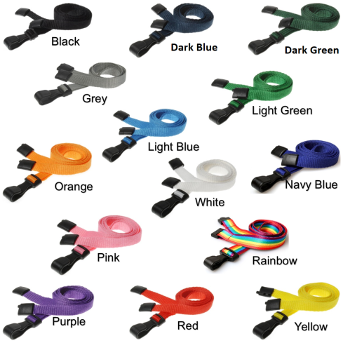 Black • Dark Blue • Dark Green • Grey • Light Blue • Light Green • Navy Blue • Orange • Pink • Purple • Red • White • Yellow