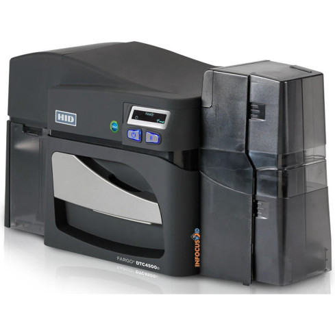 Brand New Fargo DTC4500e Direct To Card ID Printer With Print Options USB Ethernet INFOCUS ID