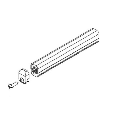 Refurbished Printronix T8000 Media Hanger Beam Assy V2 4inch 178496-903 Replaces 178496-003