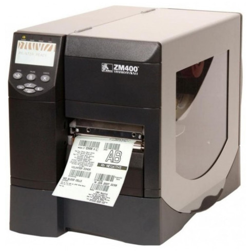 Refurbished Zebra ZM400 305 dpi Direct / Thermal Transfer Label And Barcode Printer With Ethernet