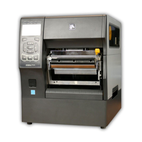 Refurbished Zebra ZT420 203 DPI Direct / Thermal Transfer Label And Barcode Printer With Rewinder