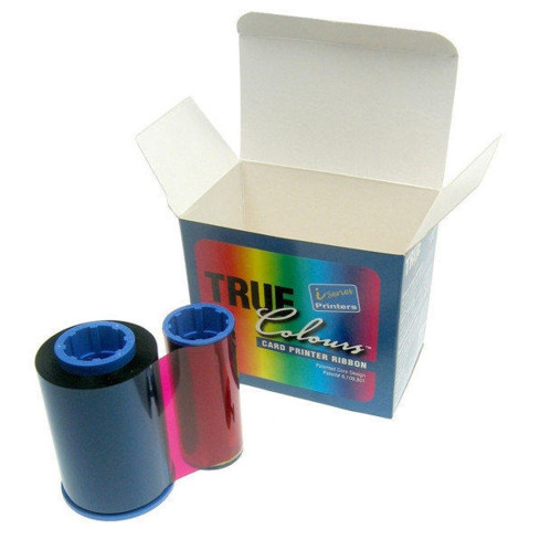 Zebra 800015-140 YMCKO Full Colour Ribbon With Overlay Panel 200 Prints