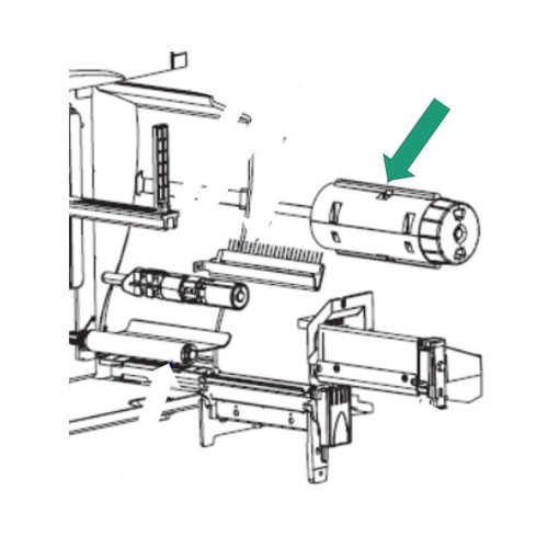 Refurbished Genuine Zebra S4M Ribbon Take-Up Spindle Kit PN 20004M | INFOCUS ID